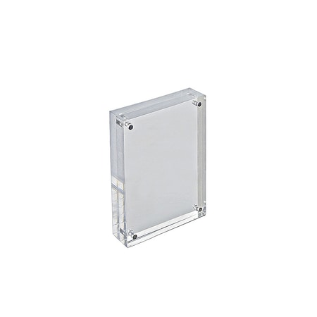 Azar Displays 4" x 6" Vertical/Horizontal Acrylic Block Frame 104433
